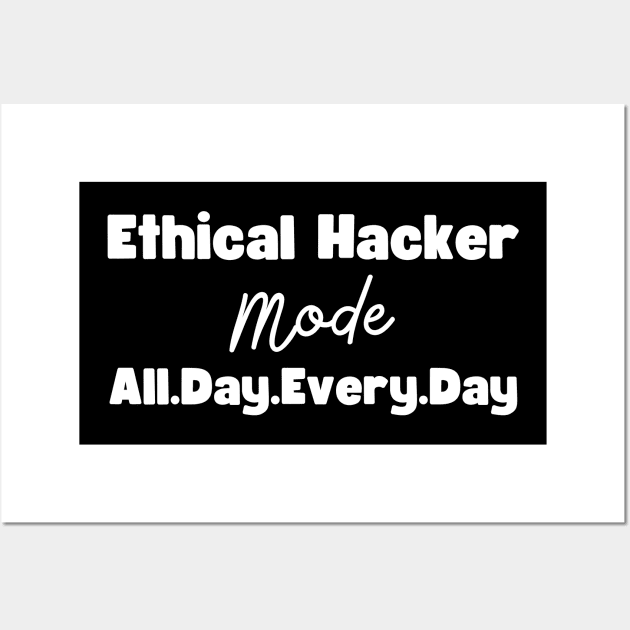 Ethical Hacker Wall Art by HobbyAndArt